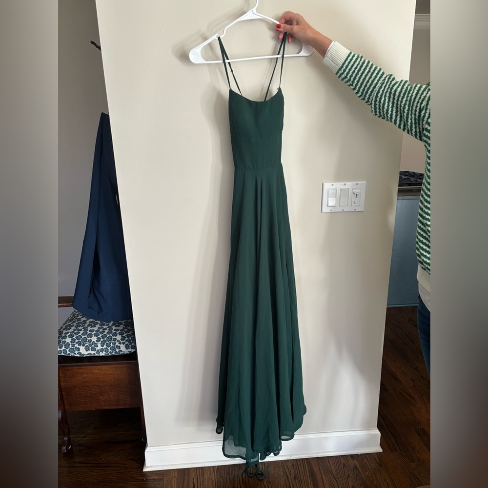 Faviana prom dress- lace up back